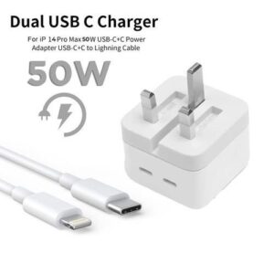 50W Super Fast Charger Type C For IPhone 14 13 12 11