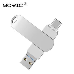 3 IN 1 Metal OTG USB Flash Drive 32GB 64GB 128GB 256GB USB3.0 Pendrive For Iphone Ipad Andriod