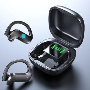 Bluetooth Earphone Led Display Wireless Headphone With Microphone Stereo Earbuds Waterproof Noise Cancelling Headsets