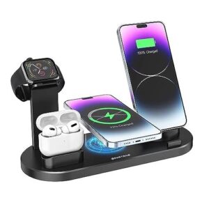 3 In 1 (15W) Fast Charge Wireless Charger + Charging Dock
