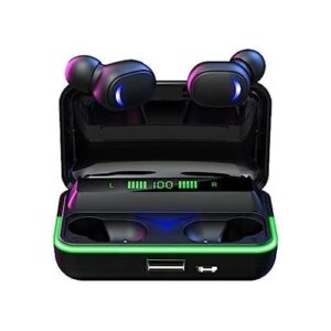 E10 Wireless Earbuds Bluetooth Headphones Touch Control with Wireless Earbuds Headphones Charging Case IPX4 Waterproof Stereo Earphones in-Ear Built-in Mic Headset