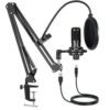 Fifine T669 Condenser Microphone Boom USB Studio Recording