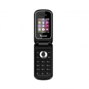 Bontel V9 1.77 Inch Flip Phone, 1000 Mah Battery- Black