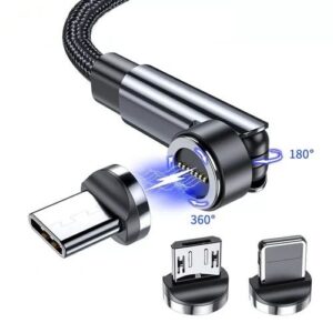3in1 540 Rotating Type-C Fast Charging Magnetic Cable