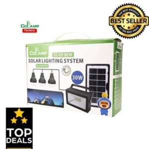 Cclamp Solar Lighting System With 3w Solar Panel Cl-03