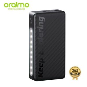 Oraimo 27000mAh Super Fast Charge  Digital Powerbank + Free Cable