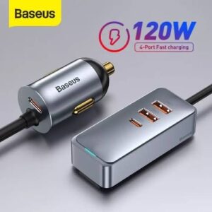 Baseus USB CAR CHARGER Typec Car Charger 120W Fast Car Charger