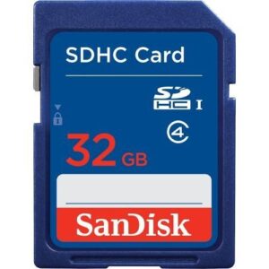 SanDisk 32GB SDHC Class 4 Camera Flash Memory Card