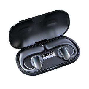 Bone Conduction Bluetooth 5.3 Earphones Sports Earbuds Led Display Wireless Headphones Ear Hanging Headsets With Microphone WSY