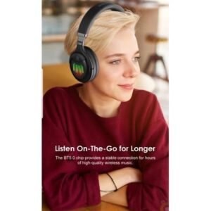Oraimo Solid H89D Wireless Headphone Booming Bass - Black