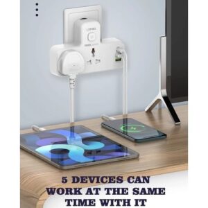 Ldnio SC2311 20w +3 USB Port Charger Extension Power Strip USB -C PD Power