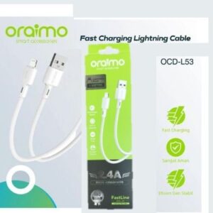 Oraimo 2.4A IPhone Fast And Strong USB Lightning Charge Data Cable