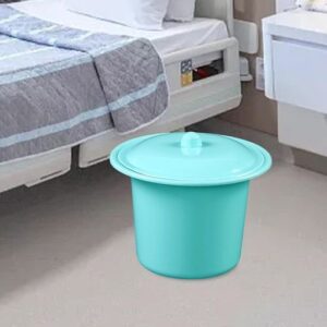 Compact Spittoon Durable Urine Pot Pee Potty For Travel Adults Blue