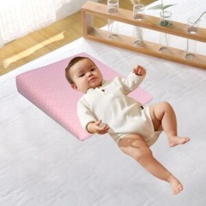 Delicacy Kitchen Baby Wedge Bed Pillow Anti-Reflux Triangle Pink