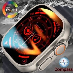 AMOLED Ultra 2.12 Inch Smartwatch Series 8 1:1 Compass NFC