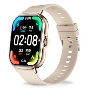 2.09 Smart Watch Full Touch Screen - Health Check Gold