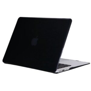 Coosybo 11" Air Case, Crystal Hard Rubberized Cover For Macbook 11.6 Inch, Black