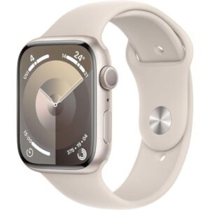 Apple Watch Series 9 With Sport Band (GPS) 45mm - Starlight