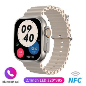 2022 New Smart Watch Women Series Ultra 8 2.1 Screen Bluetooth Call Heart Rate Blood Pressure Men Smartwatch For Apple Watch+box