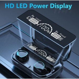 Bluetooth Wireless Earphones Headsets Valentine's Day Gift-BLACK