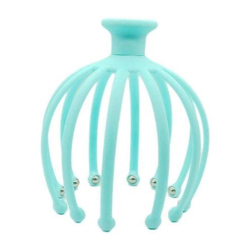 Claw Scalp Massager Lightweight Gifts Hand Held For Home Office Blue
