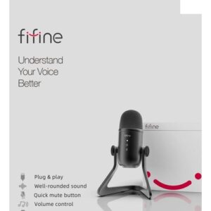 Fifine K678 Condenser Microphone Boom USB Studio Recording