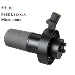 Fifine K688 USB/XLR Dynamic Microphone Talkshows Live Events
