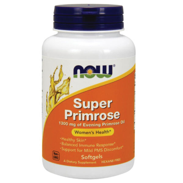 Now Super Primrose 1300mg Softgel For Women's Health, Pack of 60's