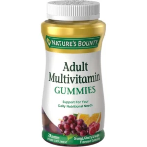 ADULT MUTIVITAMIN GUMMIES | 75 GUMMIES | NATURE'S BOUNTY