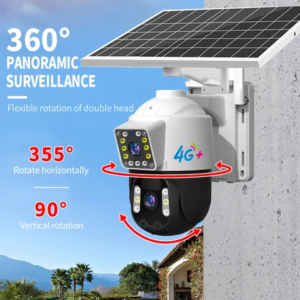 Solar network outdoor cctv camera
