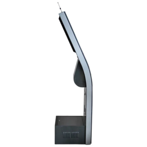 Screen queue management ticket kiosk