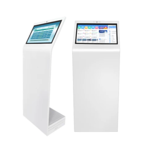 Queue management touch screen system