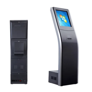 Ticket printer and touch screen display