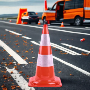 Channelizing traffic device