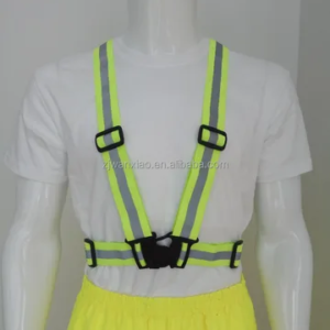 Reflective suspender vest