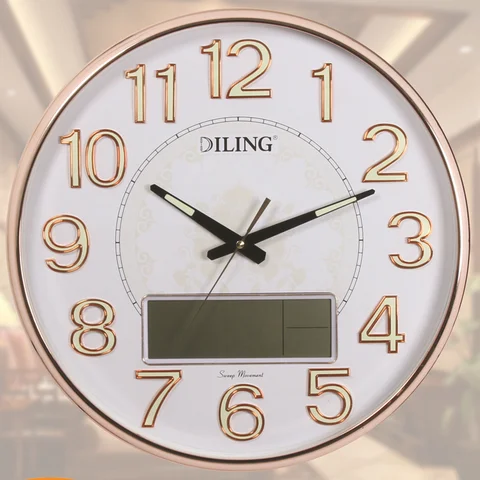 Hidden spy wall clock