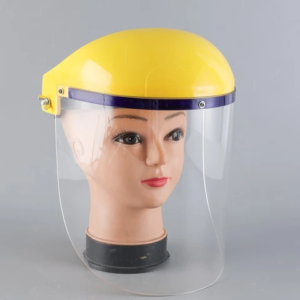 Safety face shield for industrial use