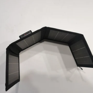 Flexible efficient folding solar panel