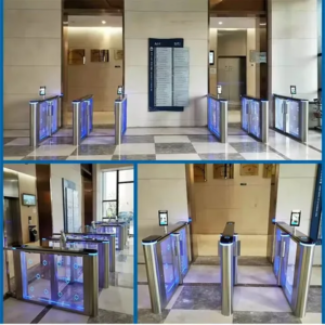 Manual single entrance swing turnstile