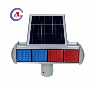 Solar powered led strobe blinker light