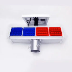 Red and blue traffic led light