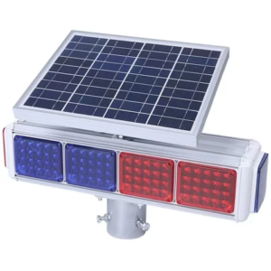 Solar strobe traffic light