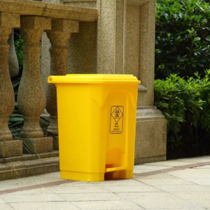 30l plastic medical pedal waste bin