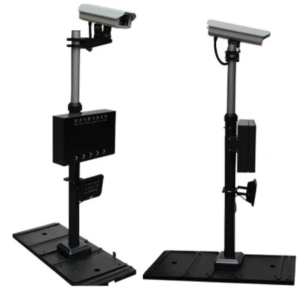 Security camera for parking lots