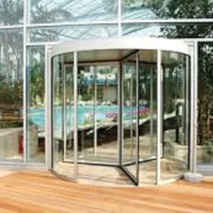 Automatic two wings door system