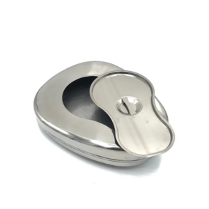 Hospital bed pan stainless steel