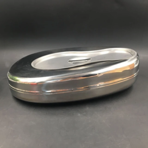 Unisex stainless steel bed pan