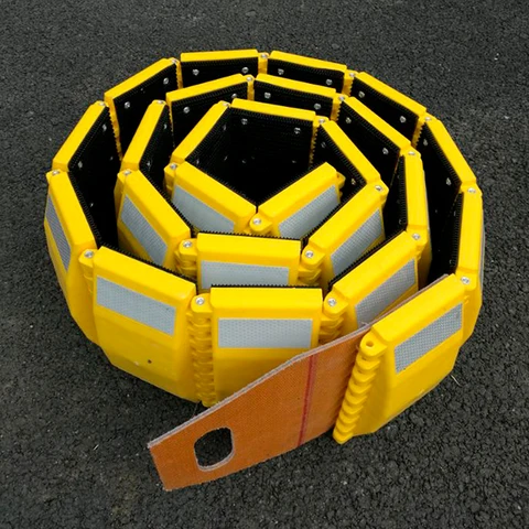 Speed bumps fold up
