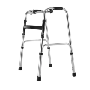 Adjustable aluminum walker moving aid