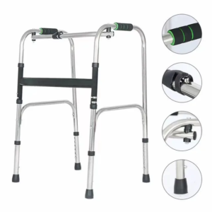 Moving alloy walker aid